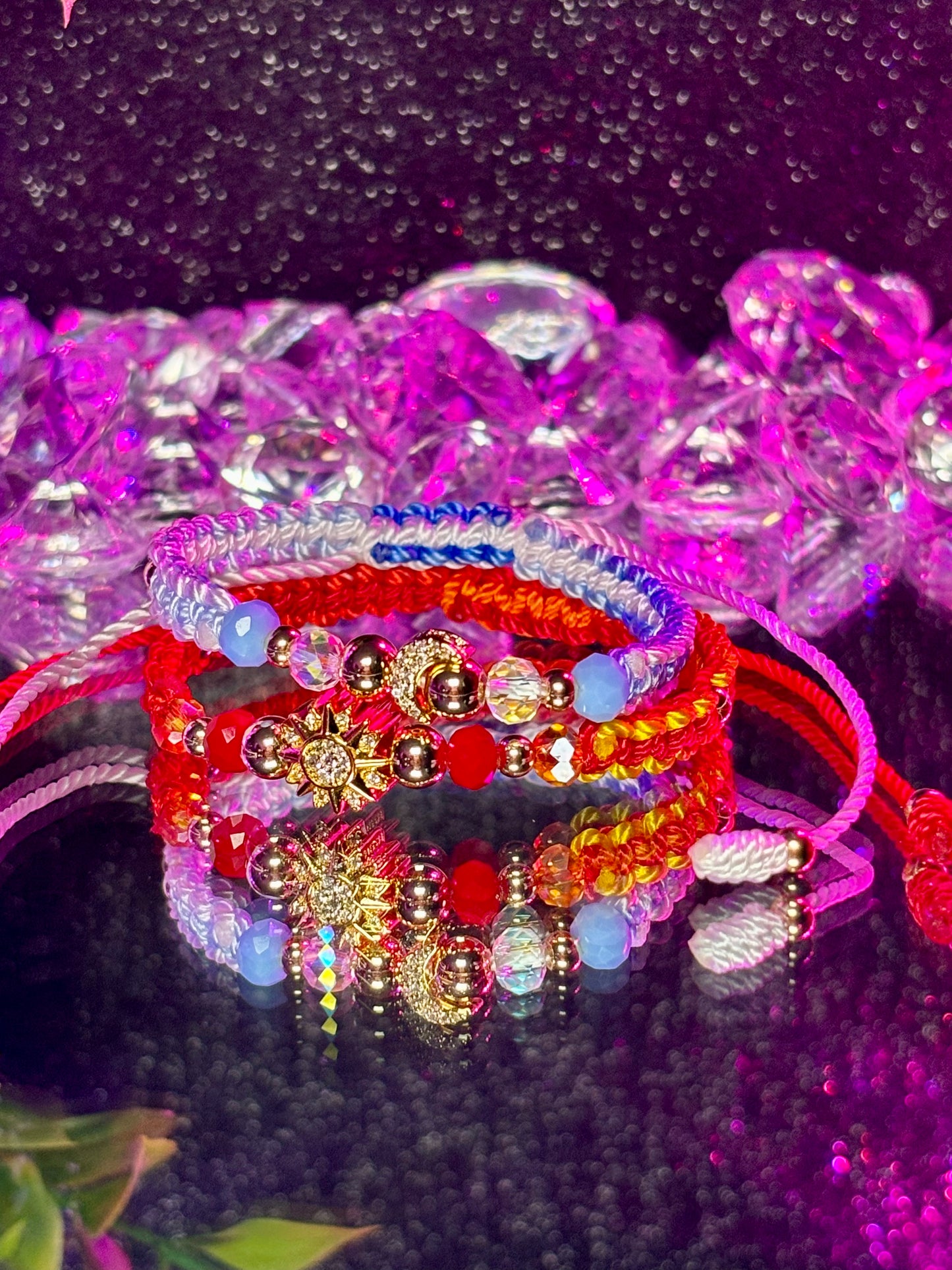 Macrame | Fire & Ice Bracelet (2pc)