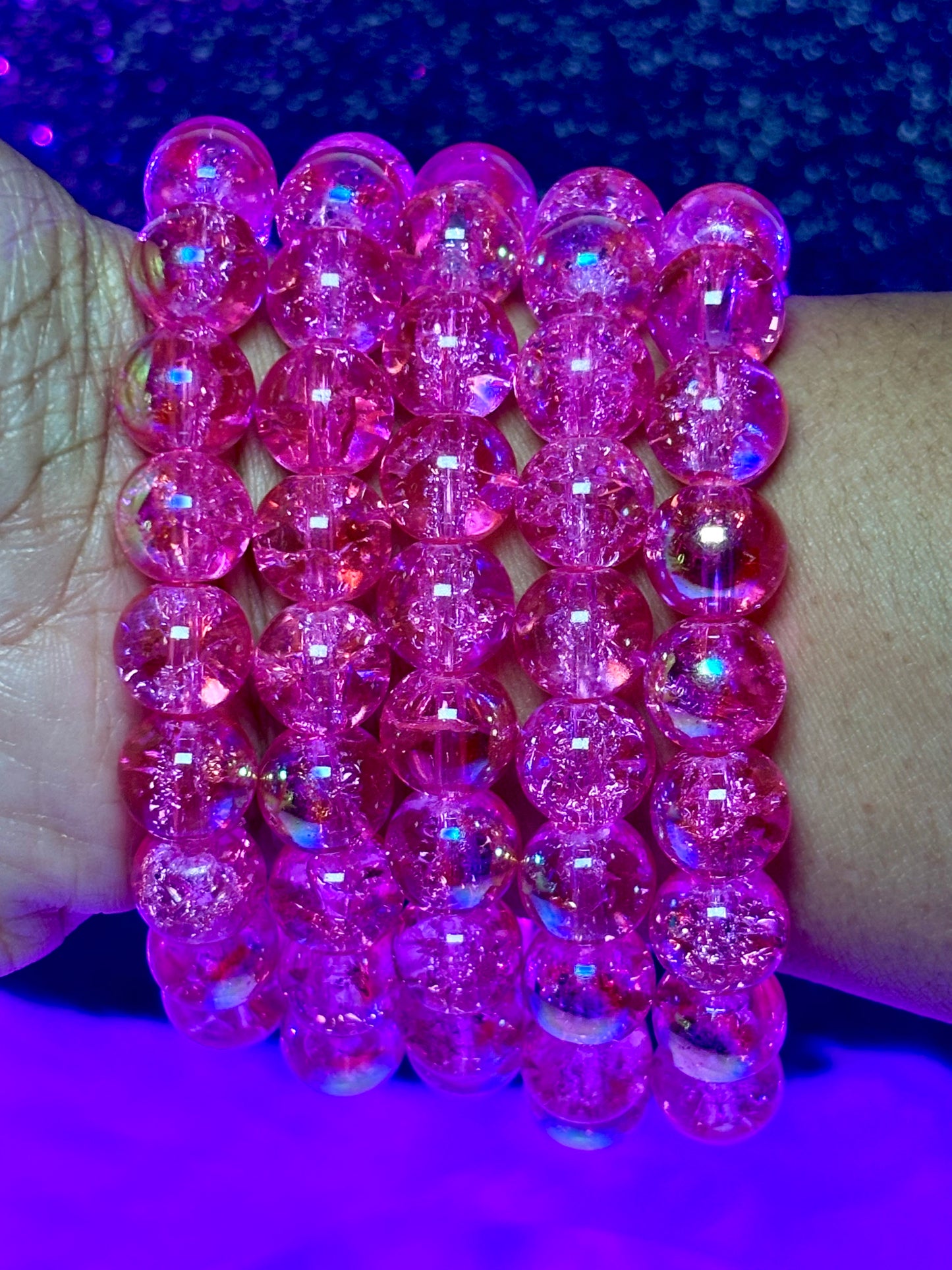 Bubblegum Beaded Bracelet (1pc)