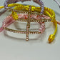 Macrame Cross Bracelet (1p)