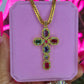 Necklace| Colorful Cross Necklace