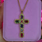 Necklace| Colorful Cross Necklace