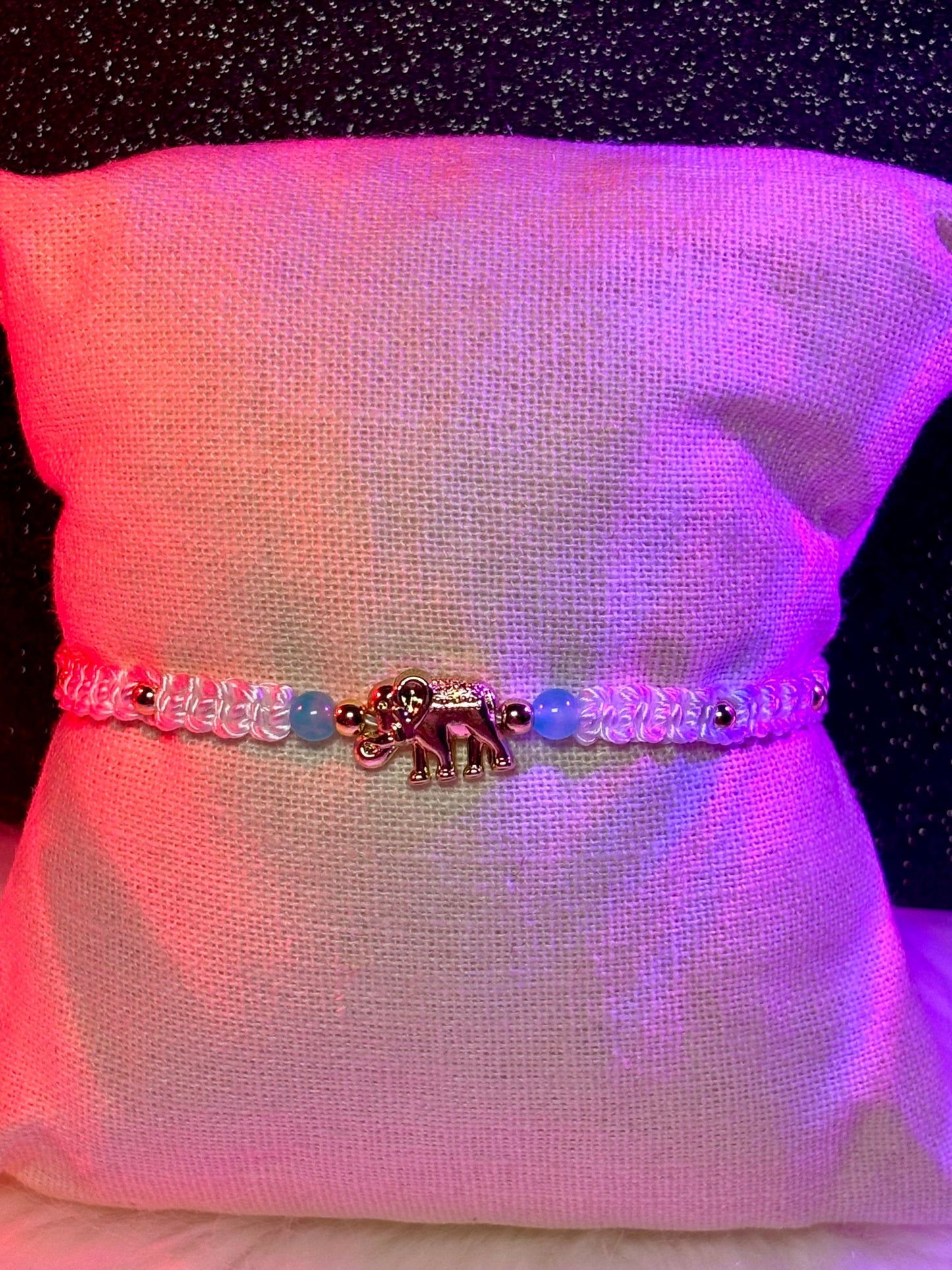 Pulsera Elefante Macramé (1ud)