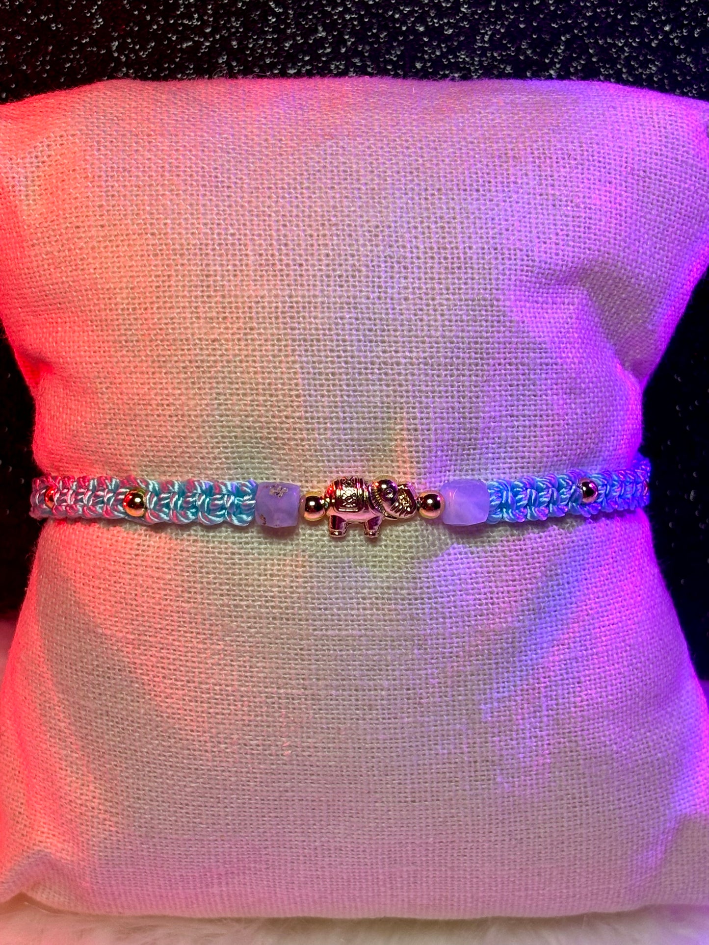 Pulsera Elefante Macramé (1ud)