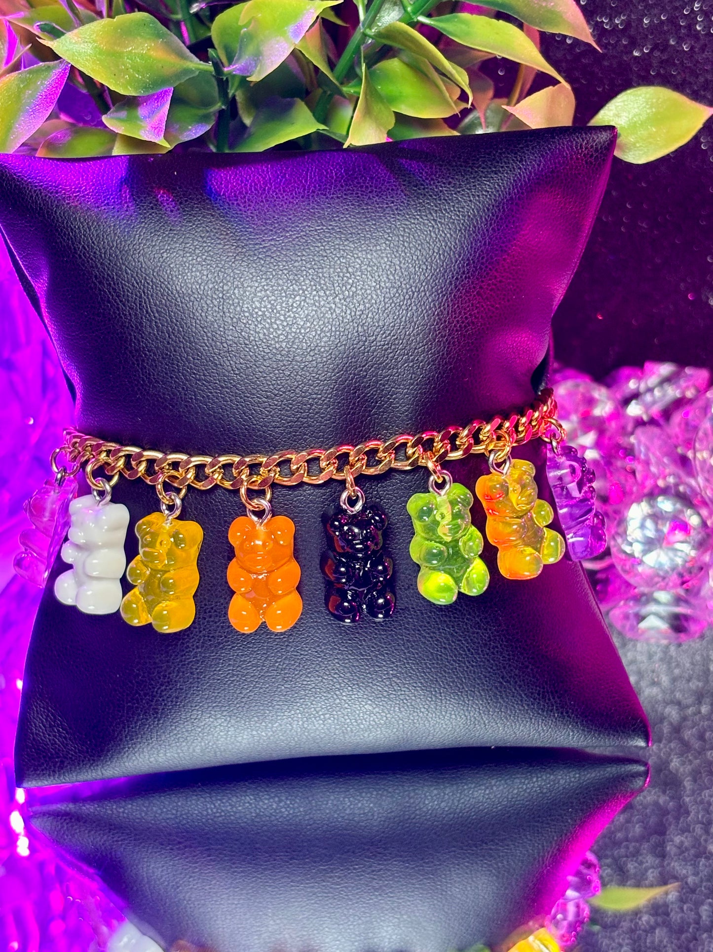 Gummy Bear Charm Bracelet (1pc)