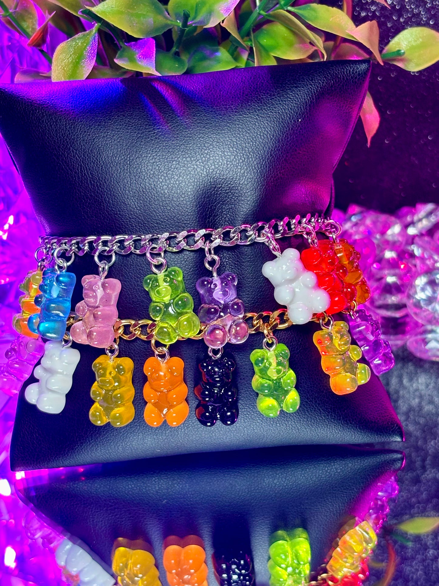 Gummy Bear Charm Bracelet (1pc)