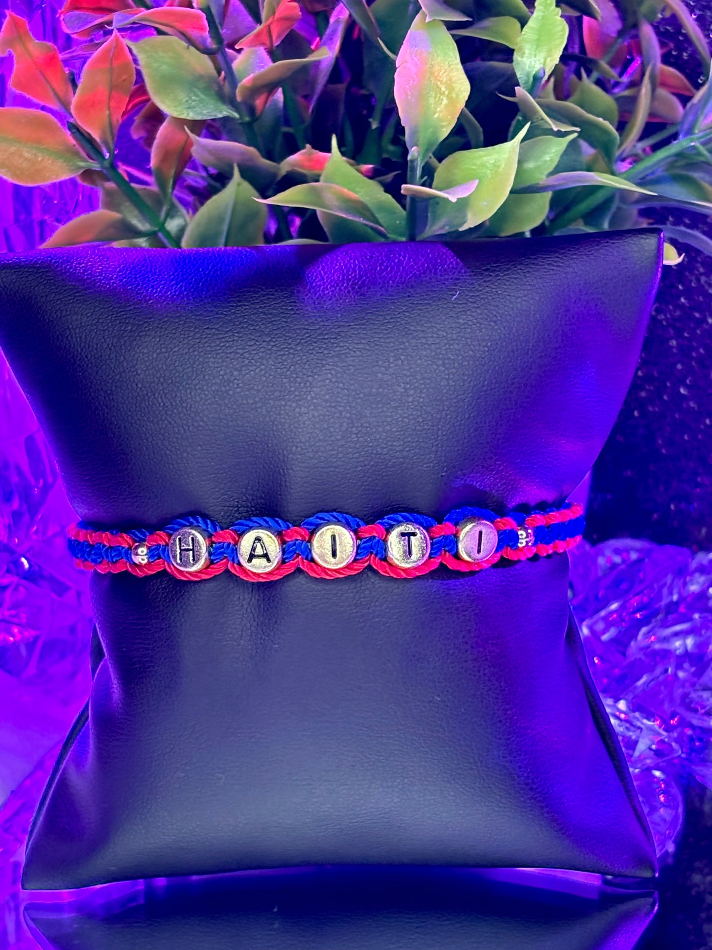 Pulsera Macrame Haití (1ud)