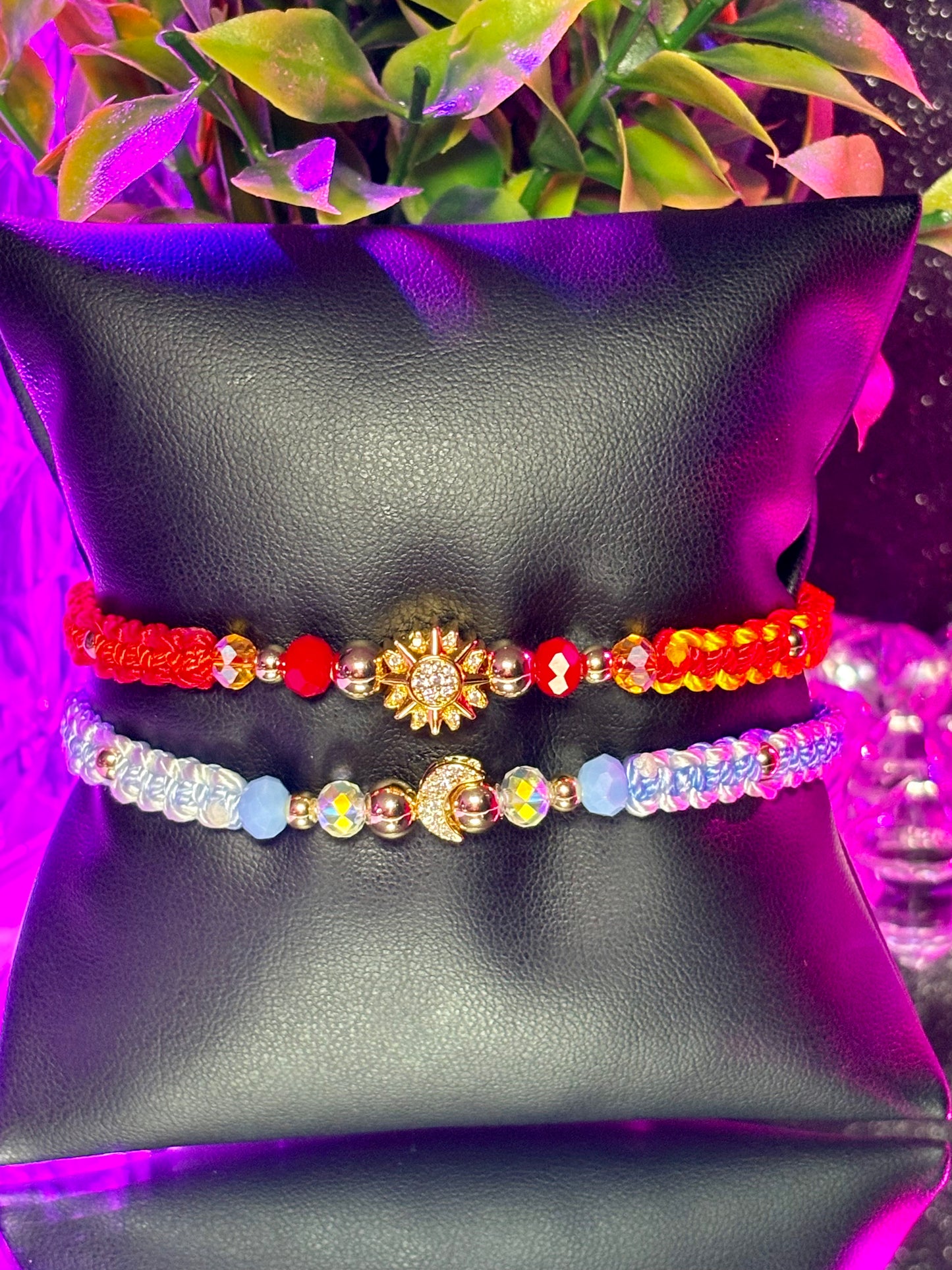 Macrame | Fire & Ice  Bracelet (2pc)