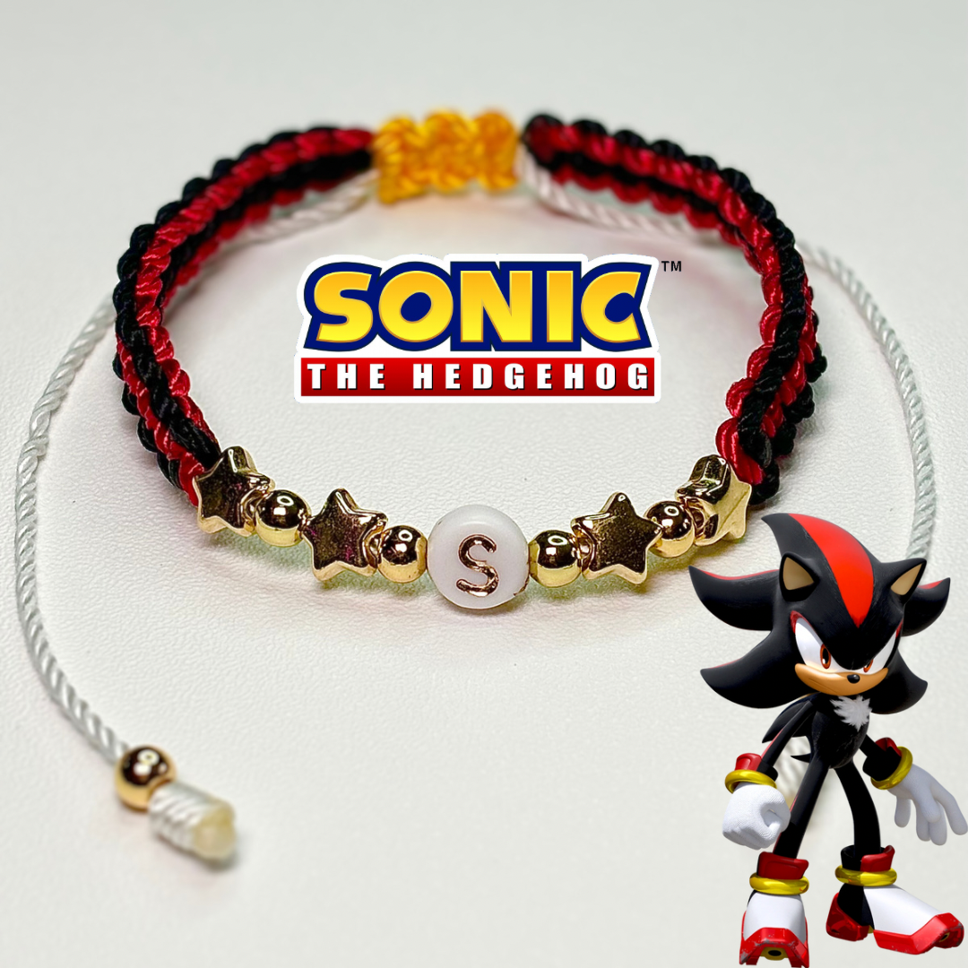 Pulseras Sonic &amp; Friends Macramé (1ud)