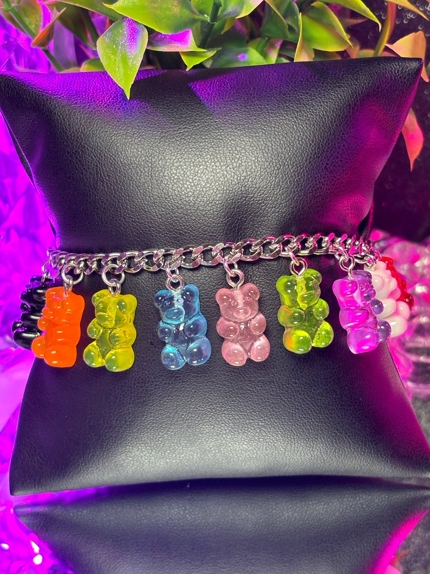 Gummy Bear Charm Bracelet (1pc)