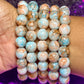 Foot Prints In the Sand Beaded Bracelet (1pc)