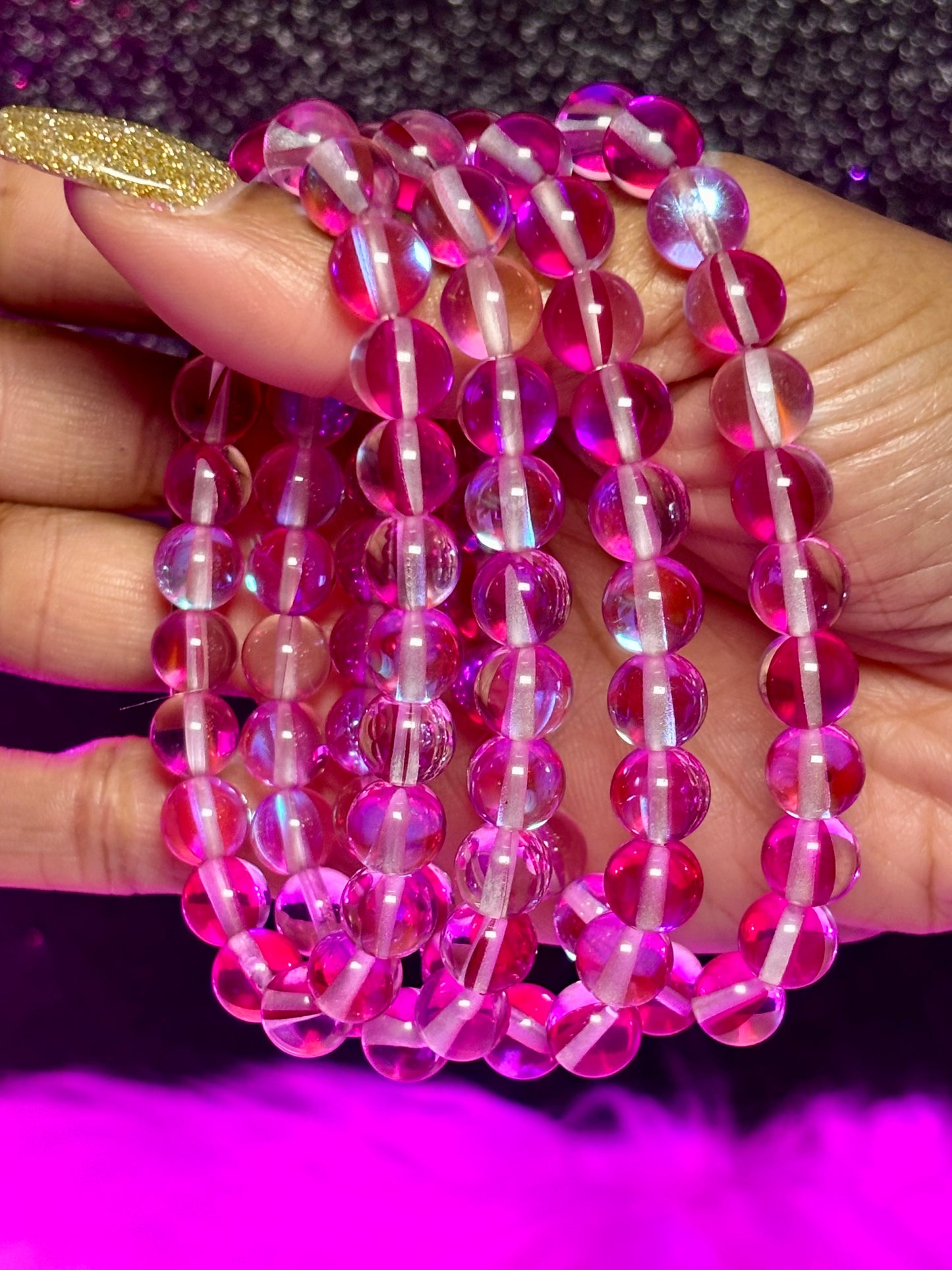 Pink Perfection Beaded Bracelet (1pc)