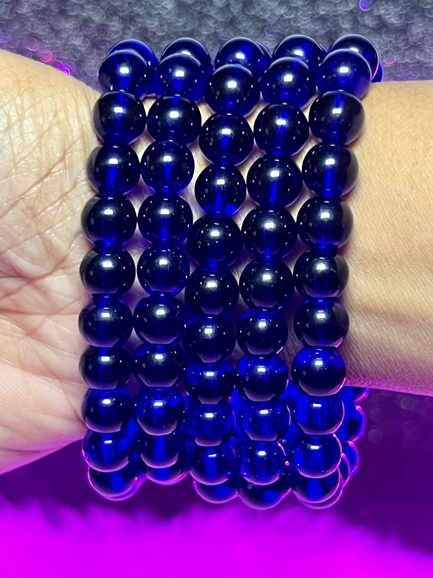 Pulsera con cuentas bajo las estrellas (1 pieza)