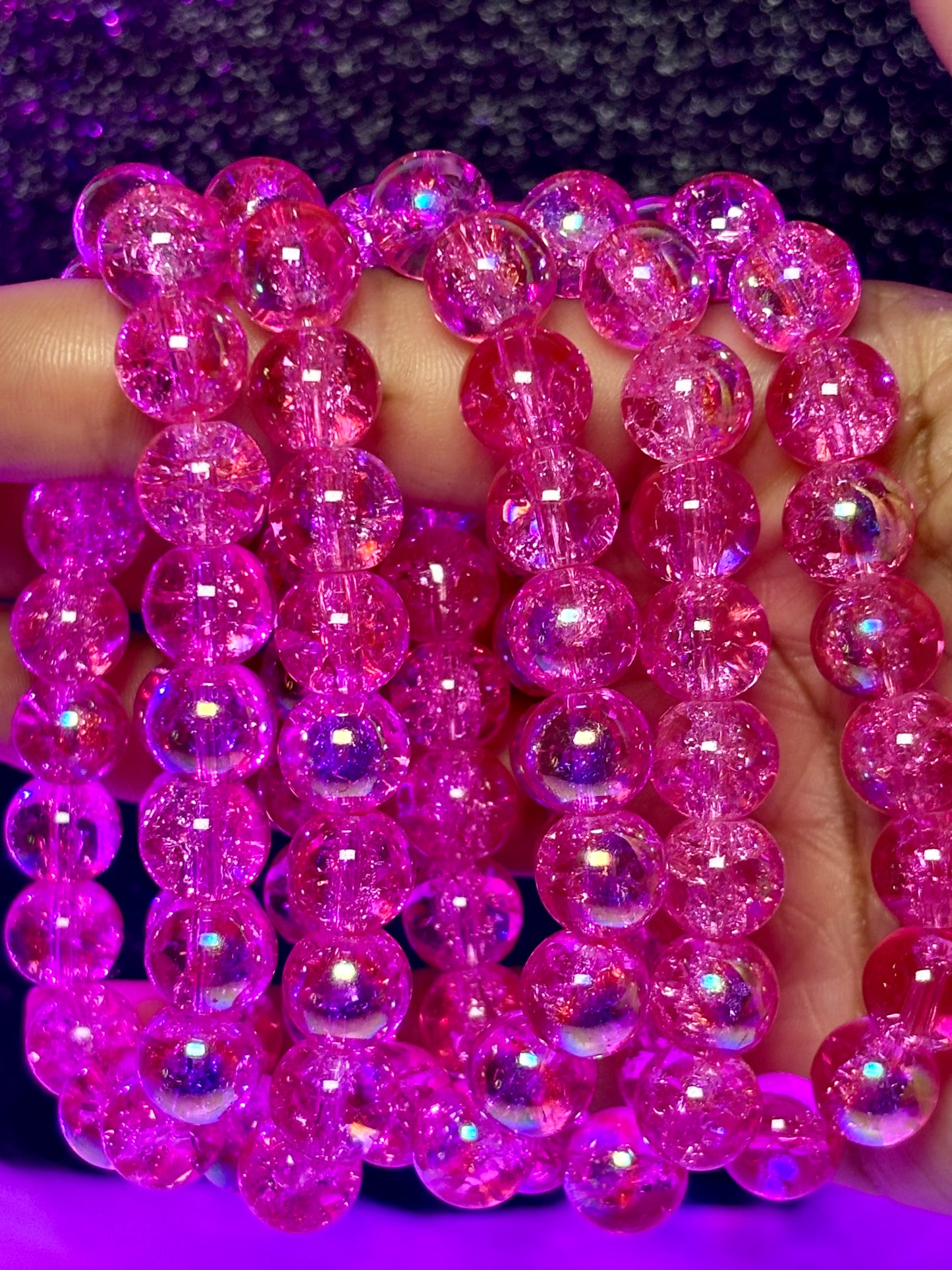 Bubblegum Beaded Bracelet (1pc)