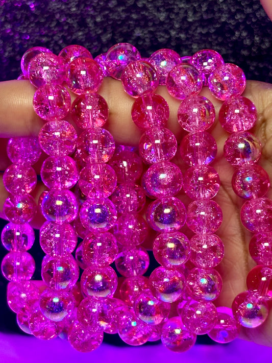 Bubblegum Beaded Bracelet (1pc)