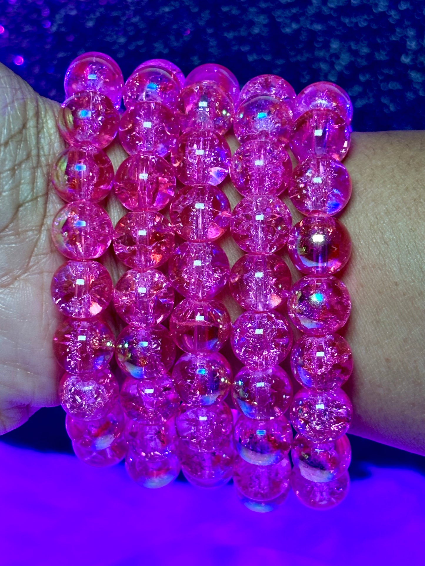 Bubblegum Beaded Bracelet (1pc)