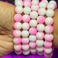 Pulsera de cuentas de dama rosa (1 pieza)