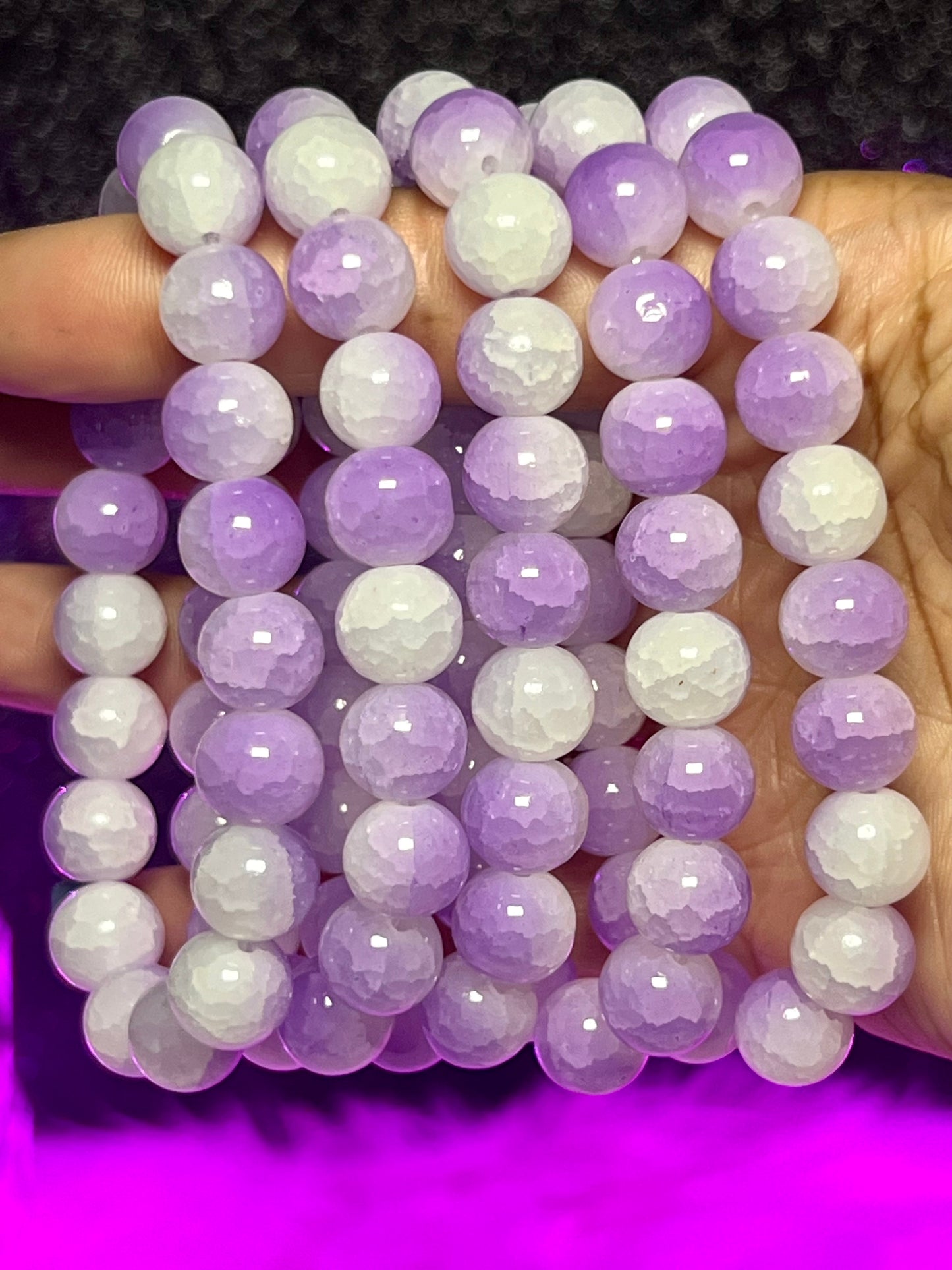 Purple Skies Beaded Bracelet (1pc)