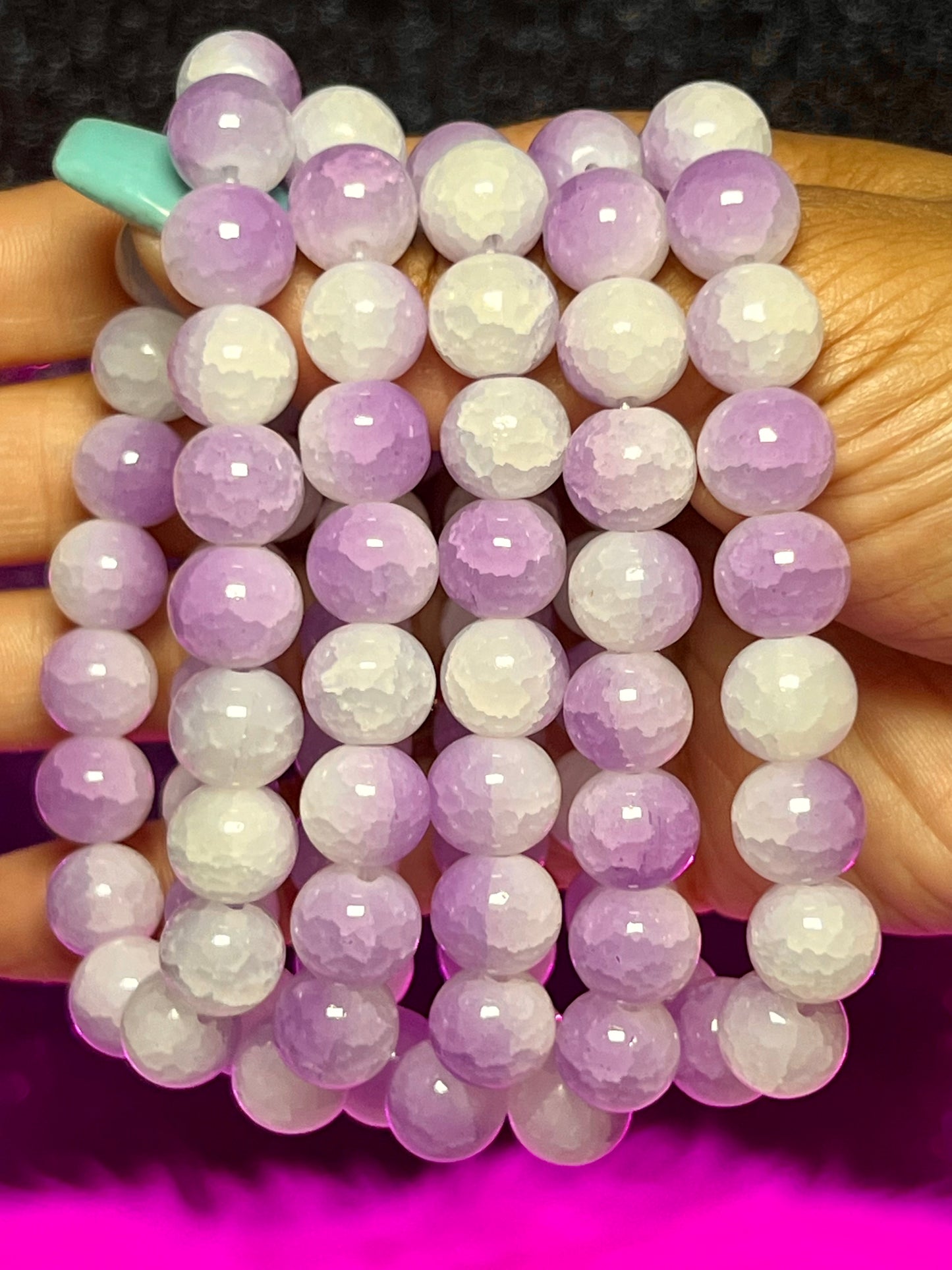 Purple Skies Beaded Bracelet (1pc)