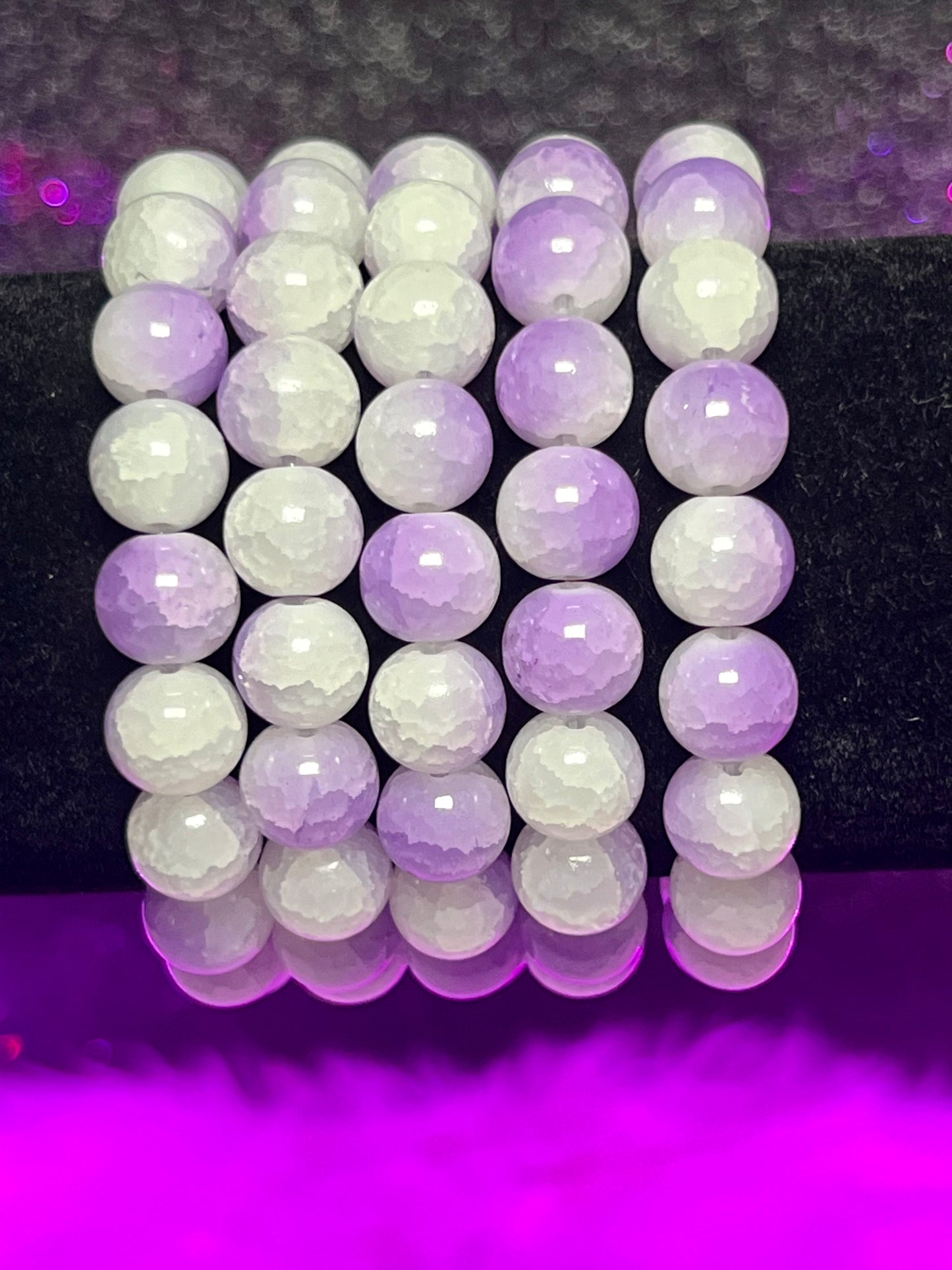 Purple Skies Beaded Bracelet (1pc)