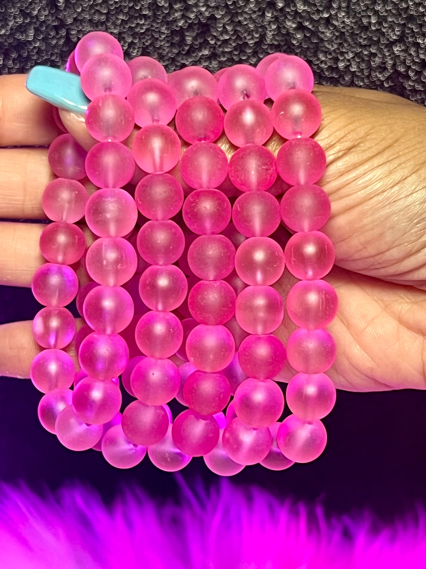 Pink Passion Beaded Bracelet (1pc)