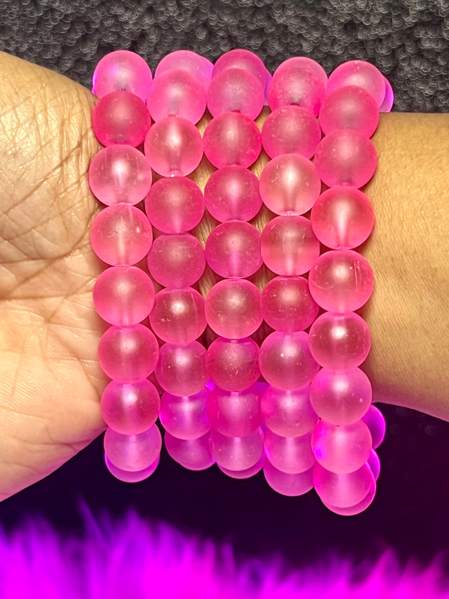 Pink Passion Beaded Bracelet (1pc)