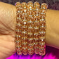 Pink Moscato Beaded Bracelet (1pc)