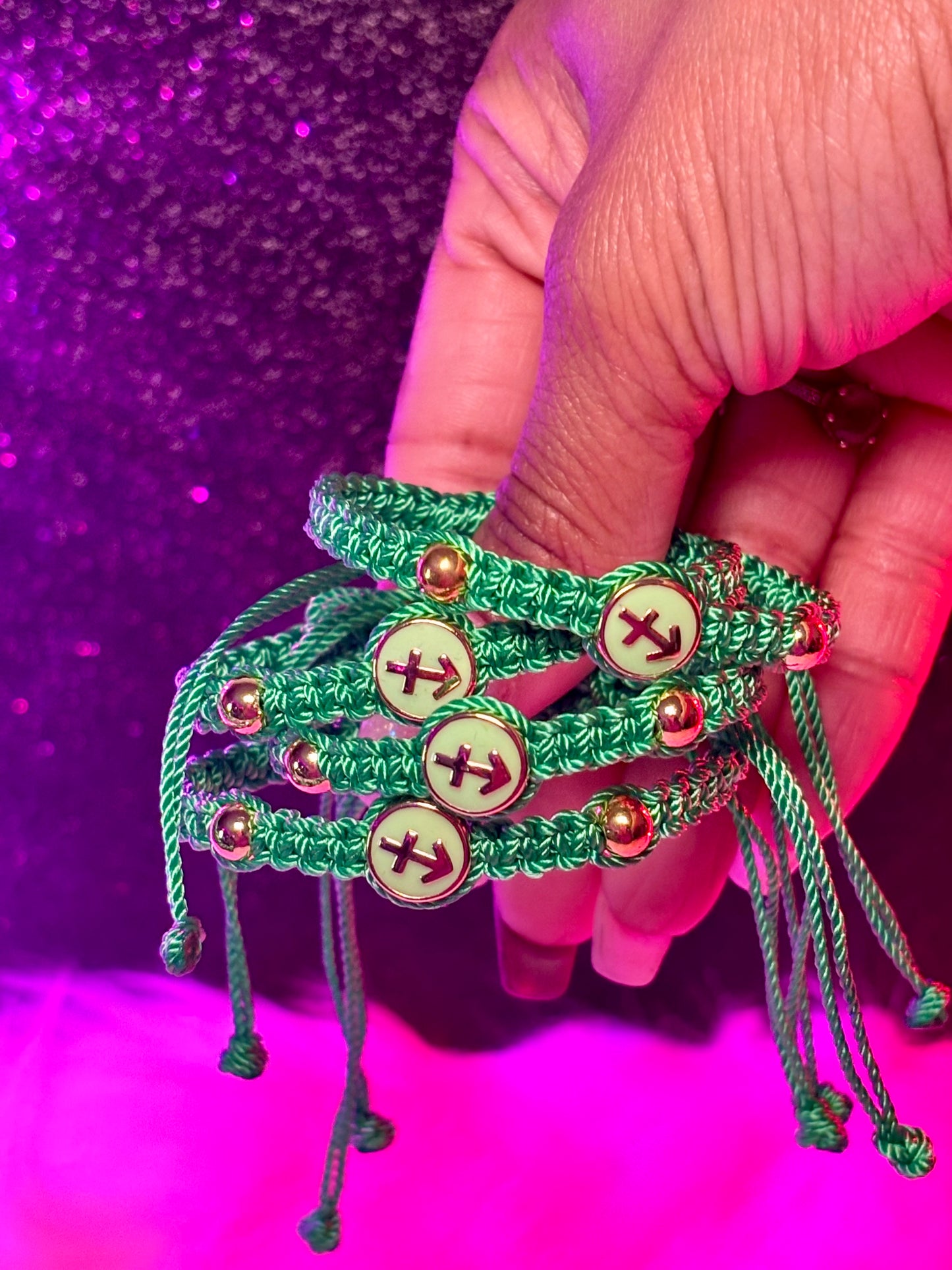 Macrame Zodiac Bracelet