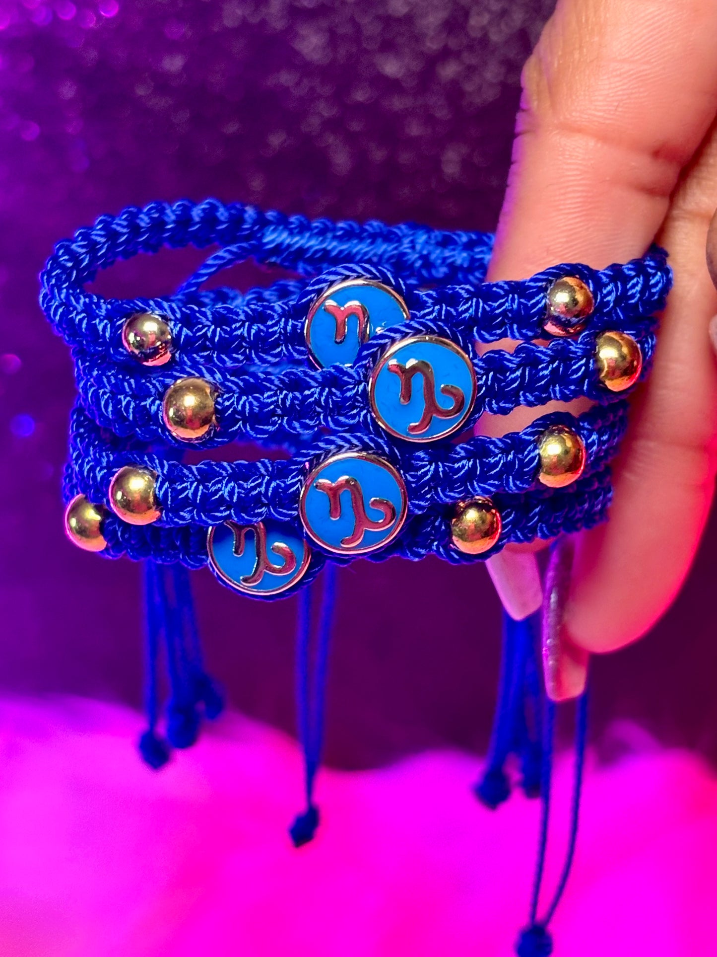 Macrame Zodiac Bracelet