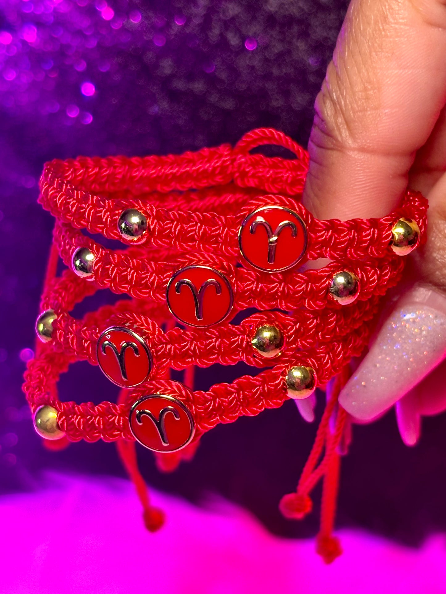 Pulsera Zodiaco Macramé