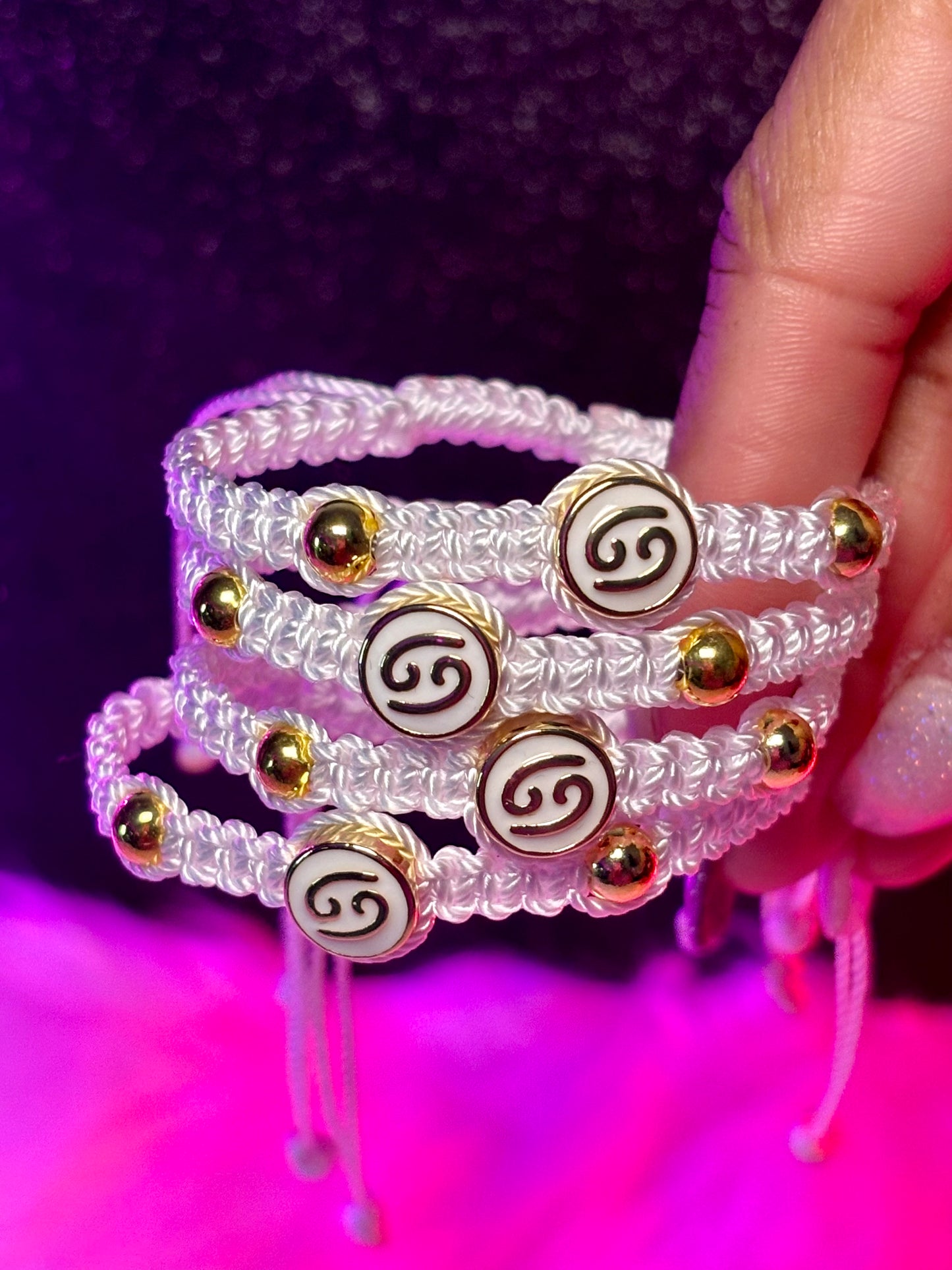 Macrame Zodiac Bracelet