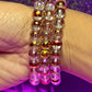 Golden Zebra Beaded Bracelet (1pc)