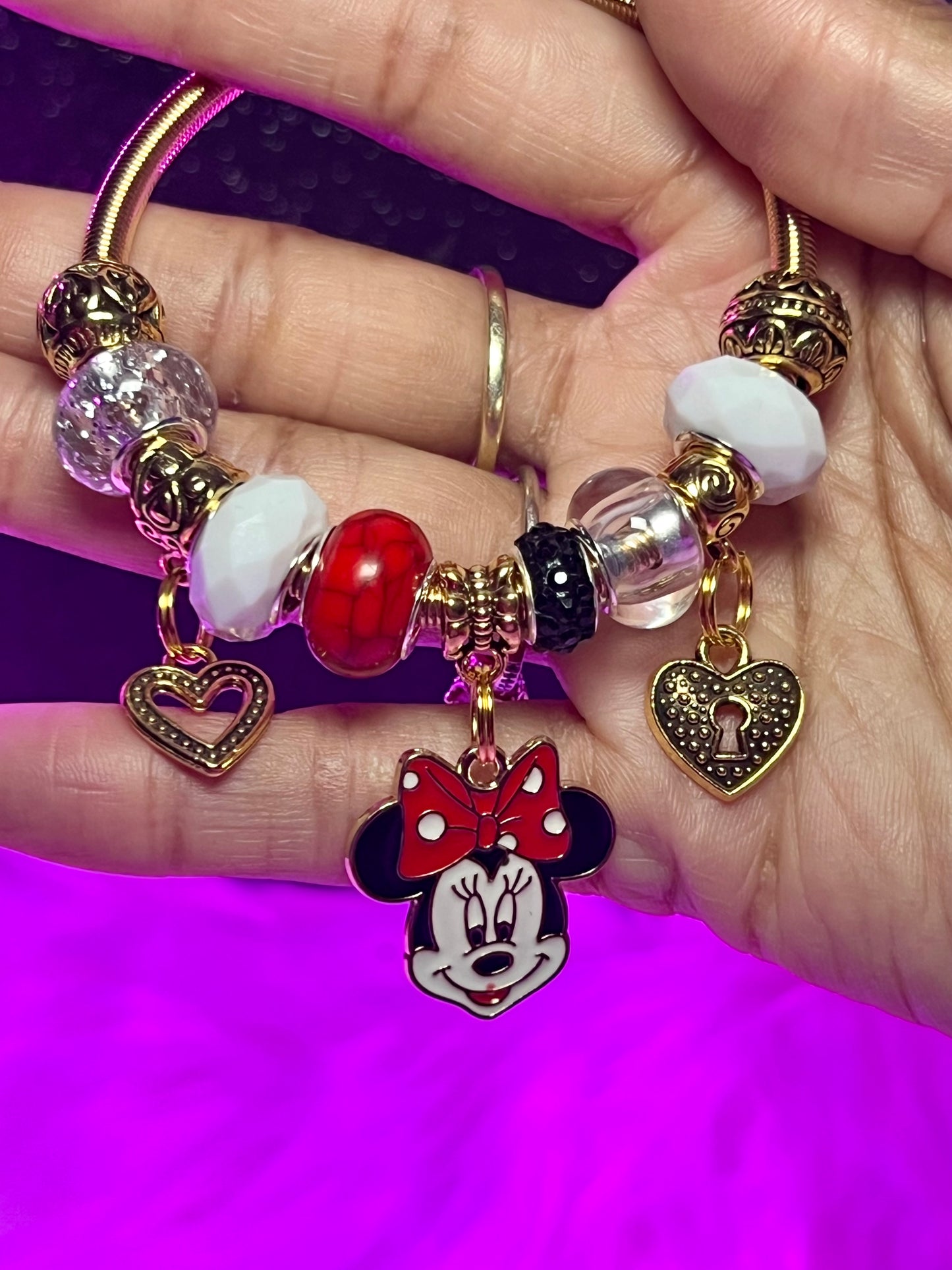 Pulseras con dijes | Pulsera elástica de personajes