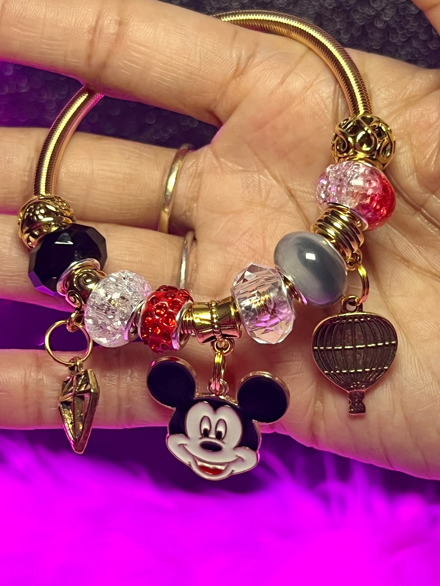 Pulseras con dijes | Pulsera elástica de personajes