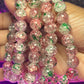 Seedless Watermelon Beaded Bracelet (1pc)