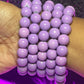 Purple Orchid Beaded Bracelet (1pc)