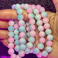 Cotton Candy Clouds Beaded Bracelet (1pc)