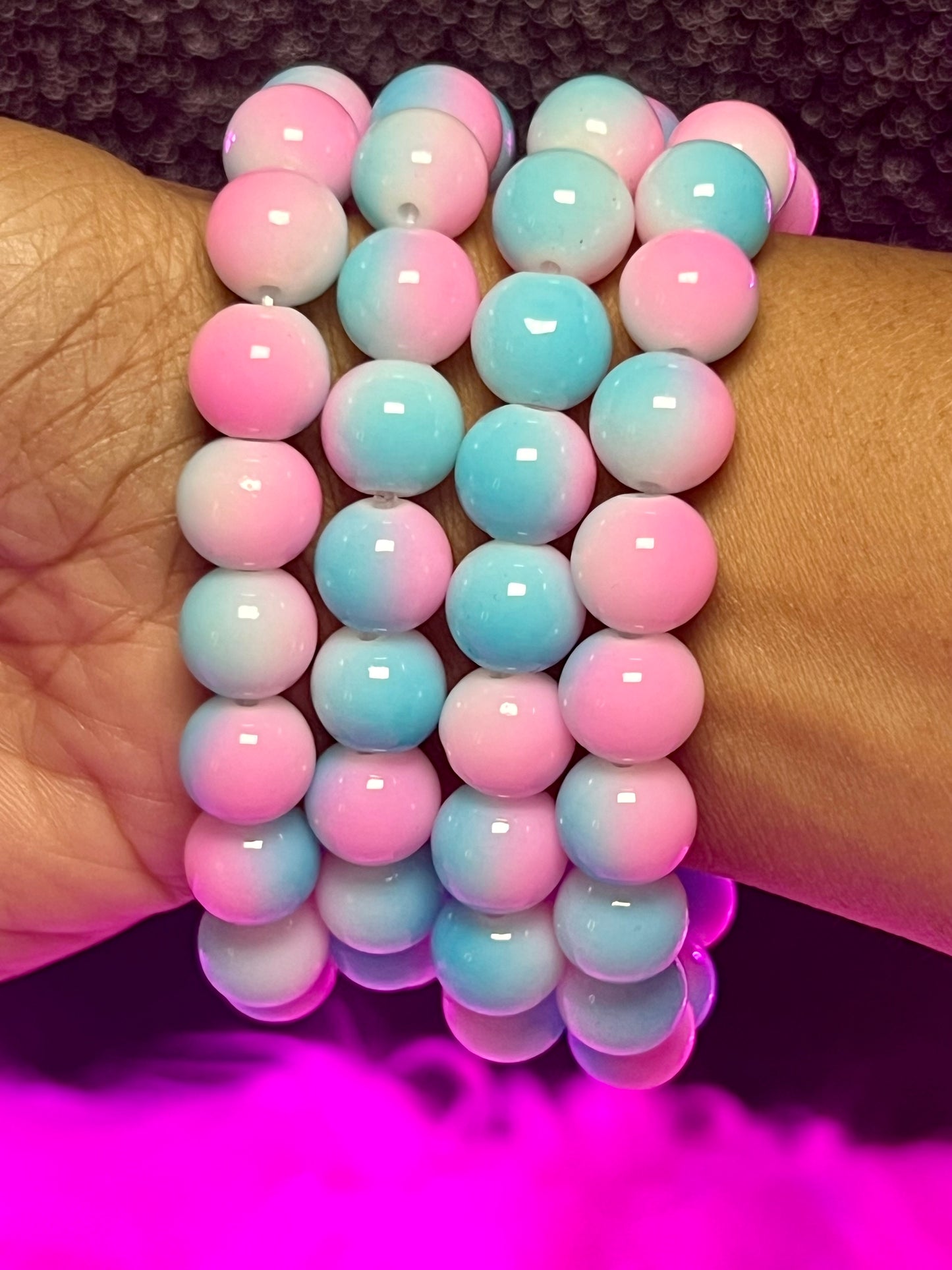 Gender Reveal Ready Beaded Bracelet (1pc)