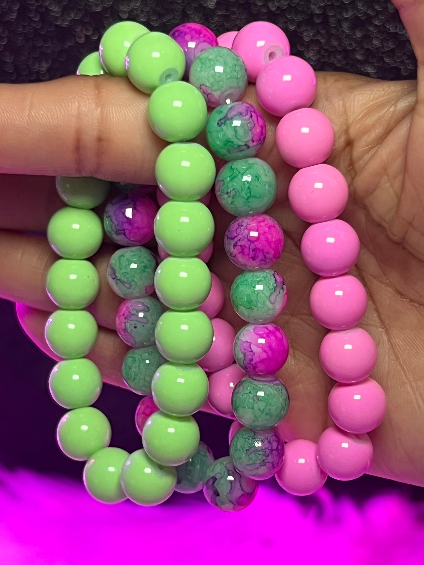 Juego de pulseras con cuentas Cosmo y Wanda (3 piezas)