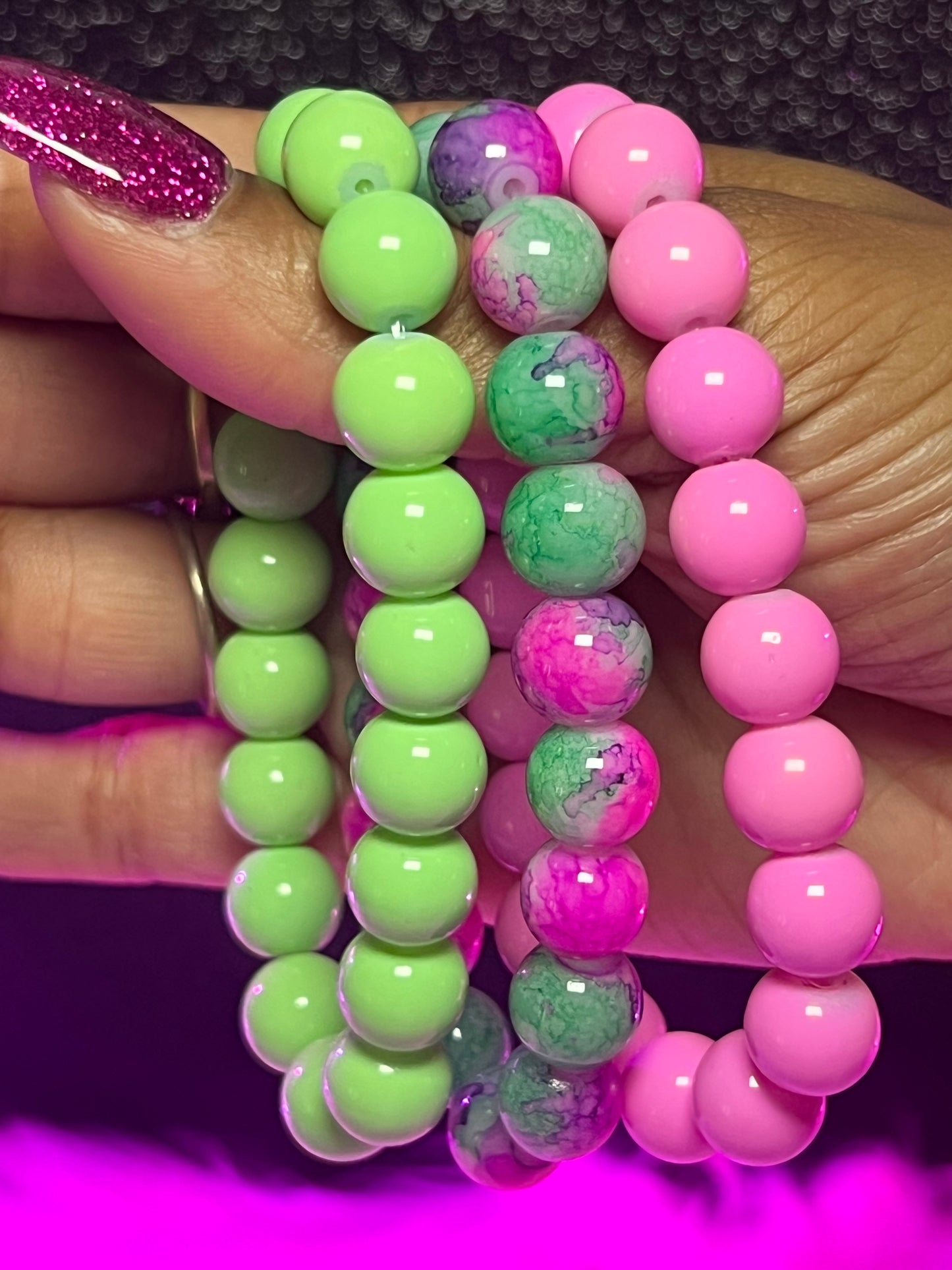 Cosmo and Wanda Beaded Bracelet Set (3pc)