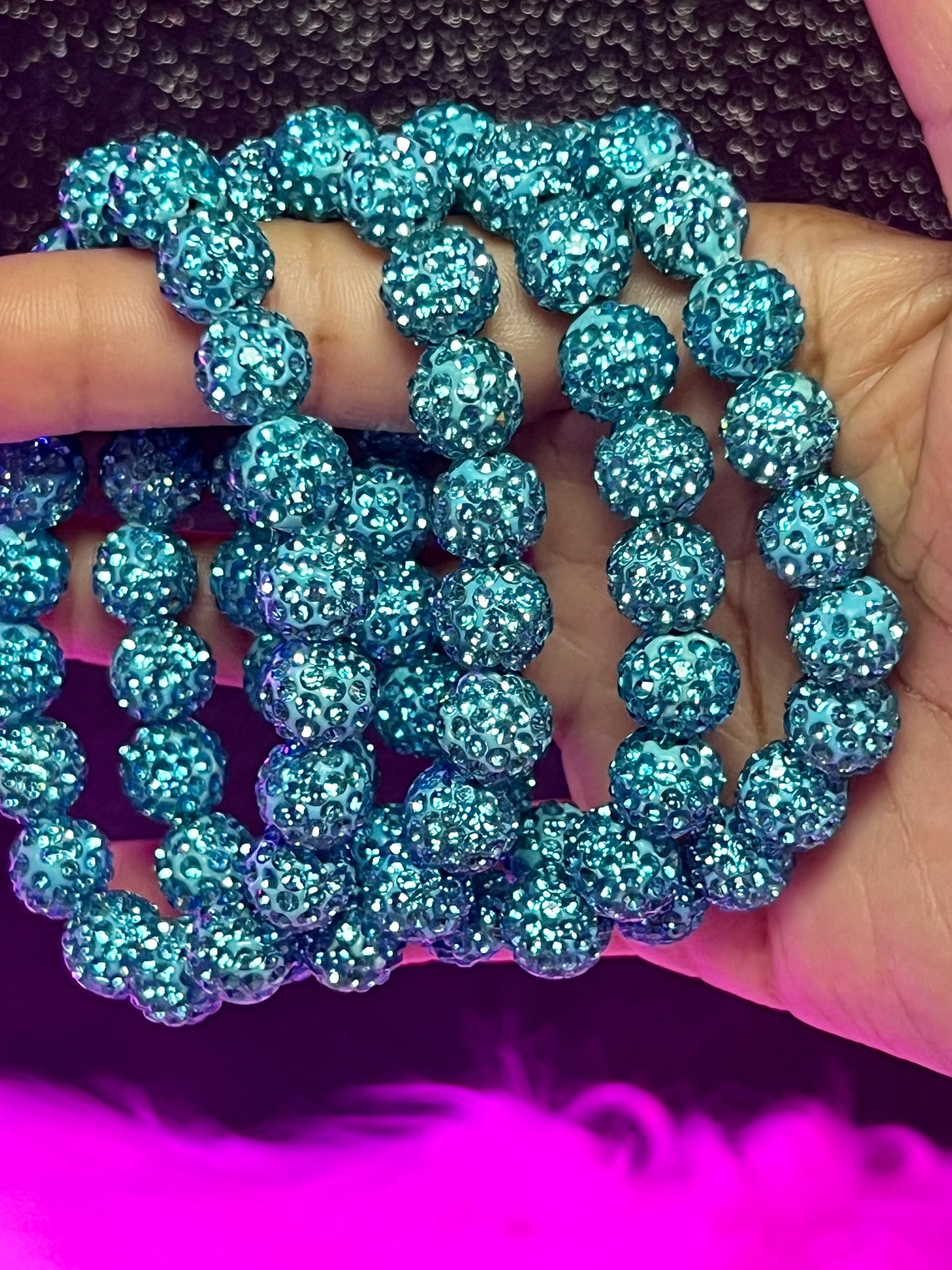 Pulsera de cuentas Belaire Bleu (1 pieza)