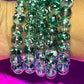 Snowy Evergreen Beaded Bracelet (1pc)