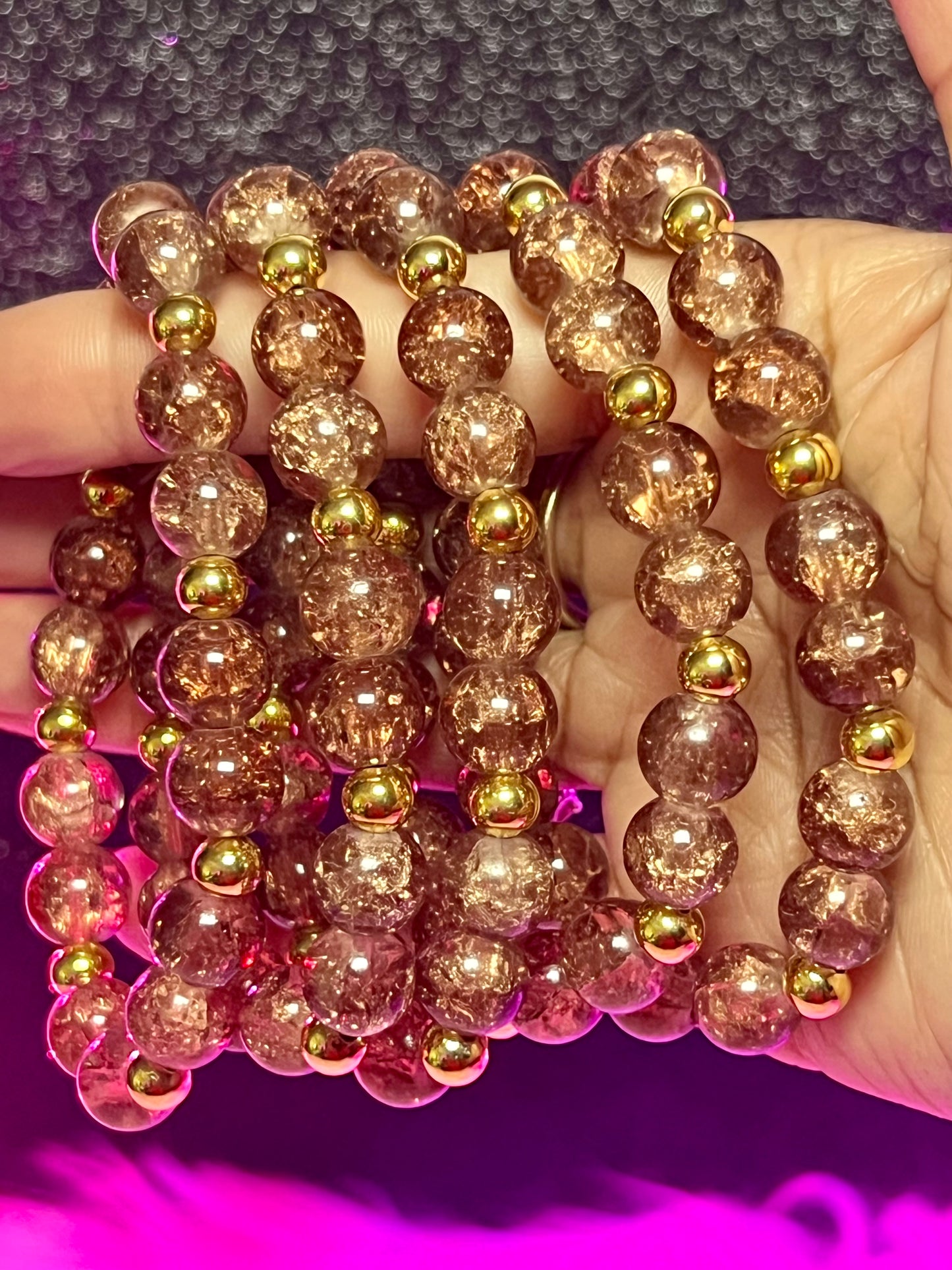 Chocolate Beaded Bracelet (1pc)