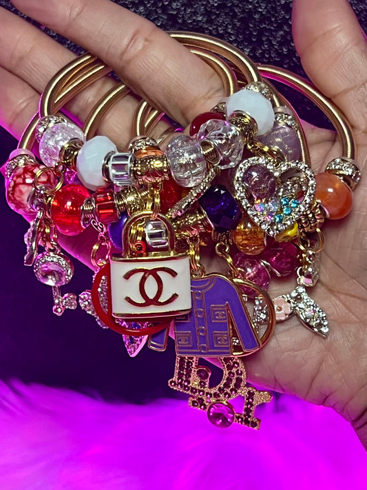 Pulsera con dijes | Estiramiento de lujo