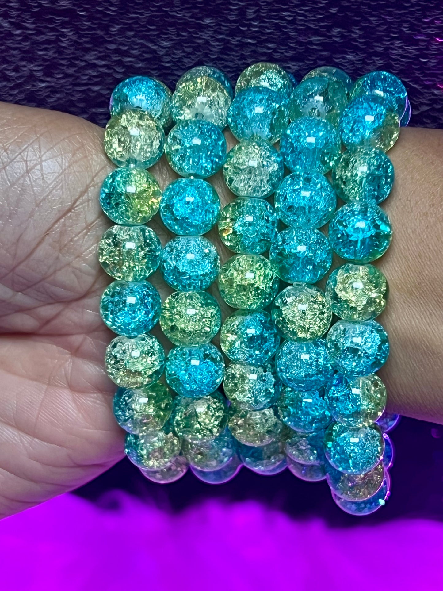 Tropical Waters Beaded Bracelets (1pc)