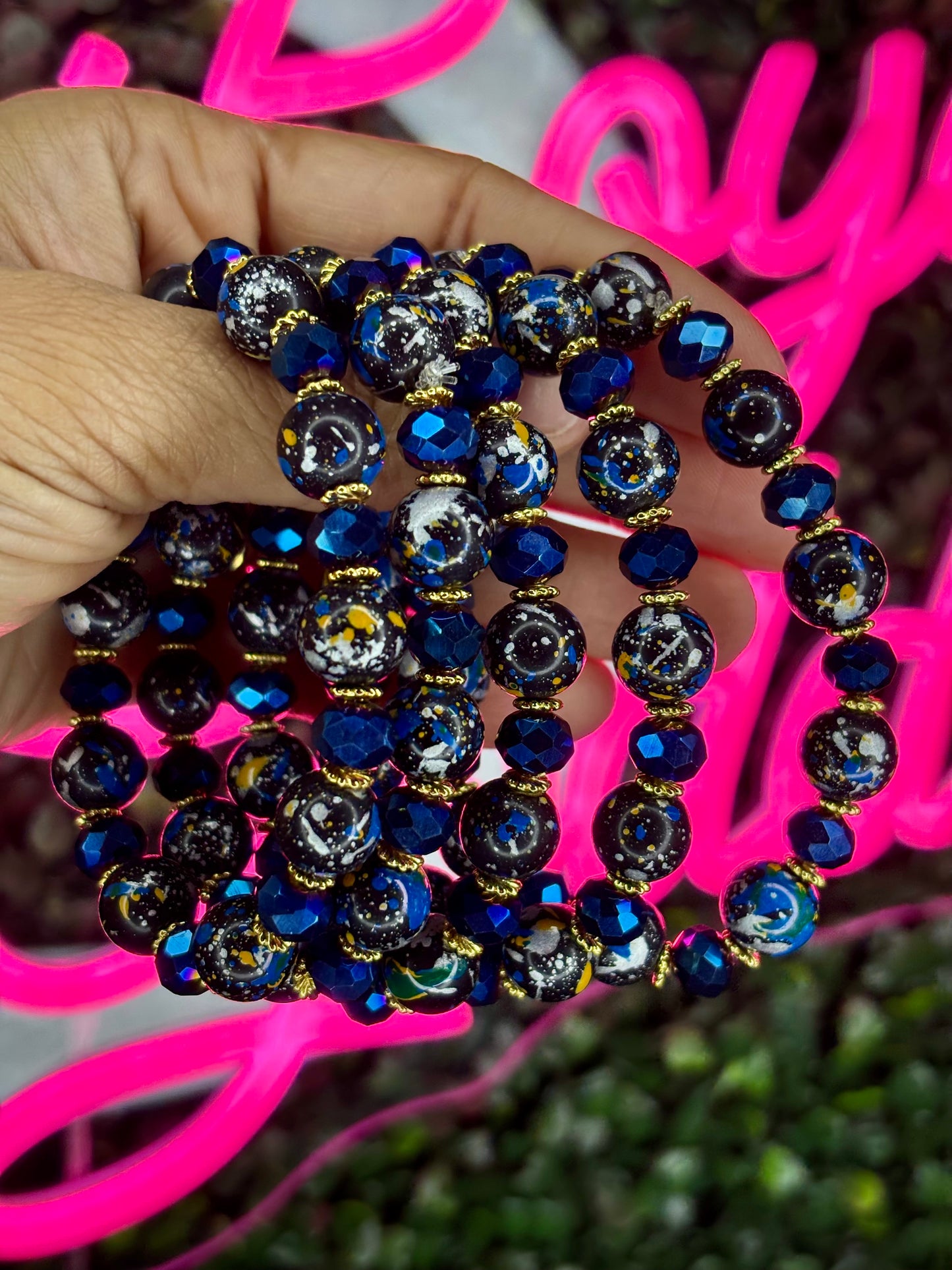 Beaded Bracelets |Blue Lagoon