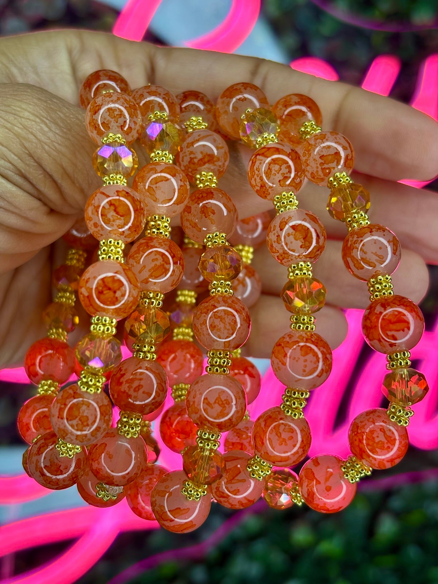 Beaded Bracelets | Golden Sunset