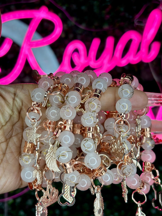 Beaded Bracelets | Treasure's Charms (Rose Gold)