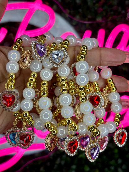 Beaded Bracelets | Queen of Hearts