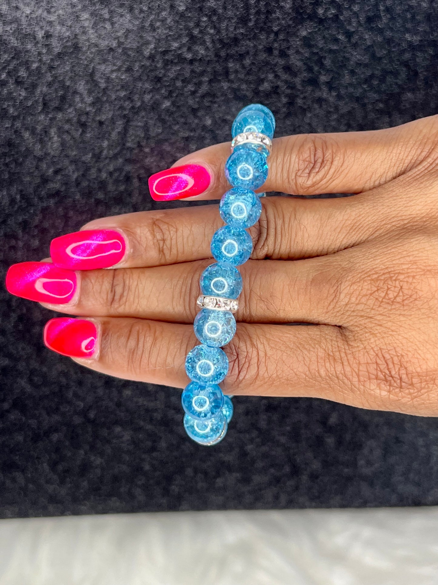 Blue Skies Beaded Bracelet