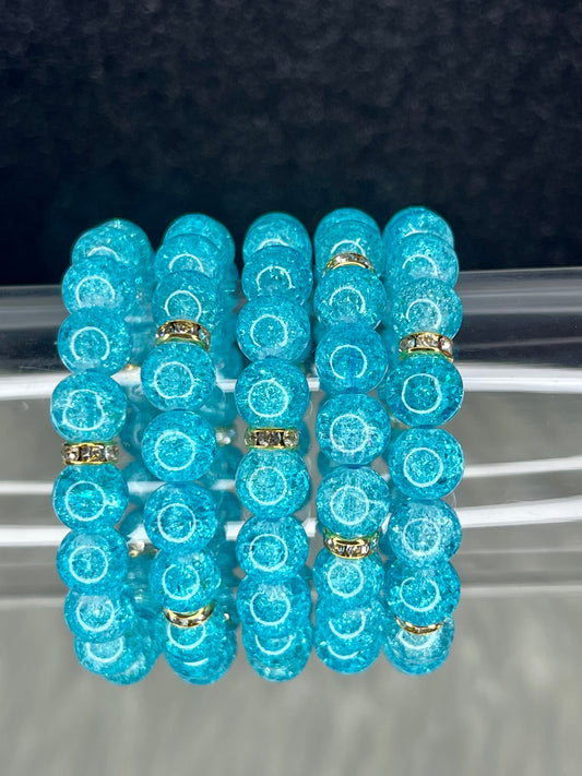 Frozen Beaded Bracelet